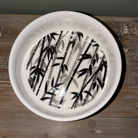 Honest Goods Double Diner 3D Panda Ceramic Bowl Set, 2 Cups - Picture 10 of 13